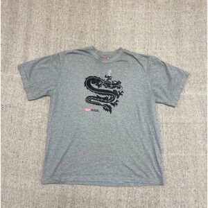 Vintage Diesel shirt mens large‎ grey 1990s dragon